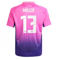 Fotbalové Dres Německo Thomas Muller #13 Venkovní ME 2024 Krátký Rukáv